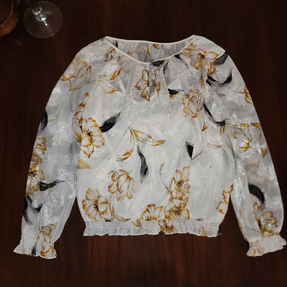 White House Black Market Top Blouse